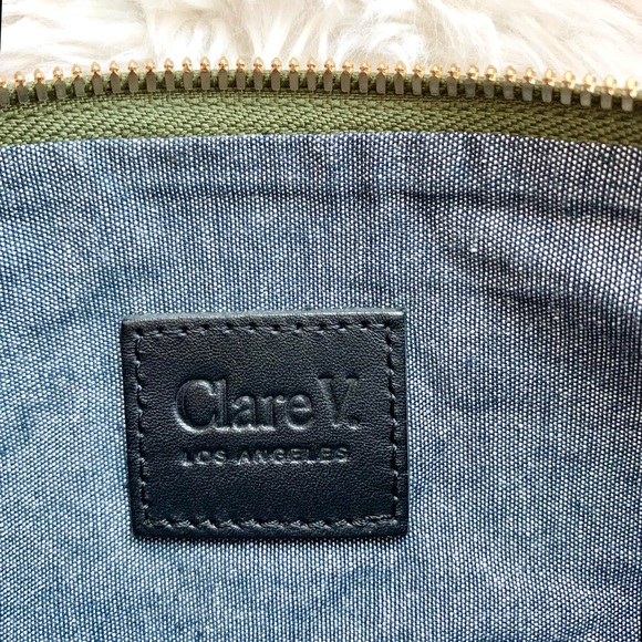 NEW Clare V. Petit Moyen Messenger Bag Woven Leather NWOT - Picture 9 of 16